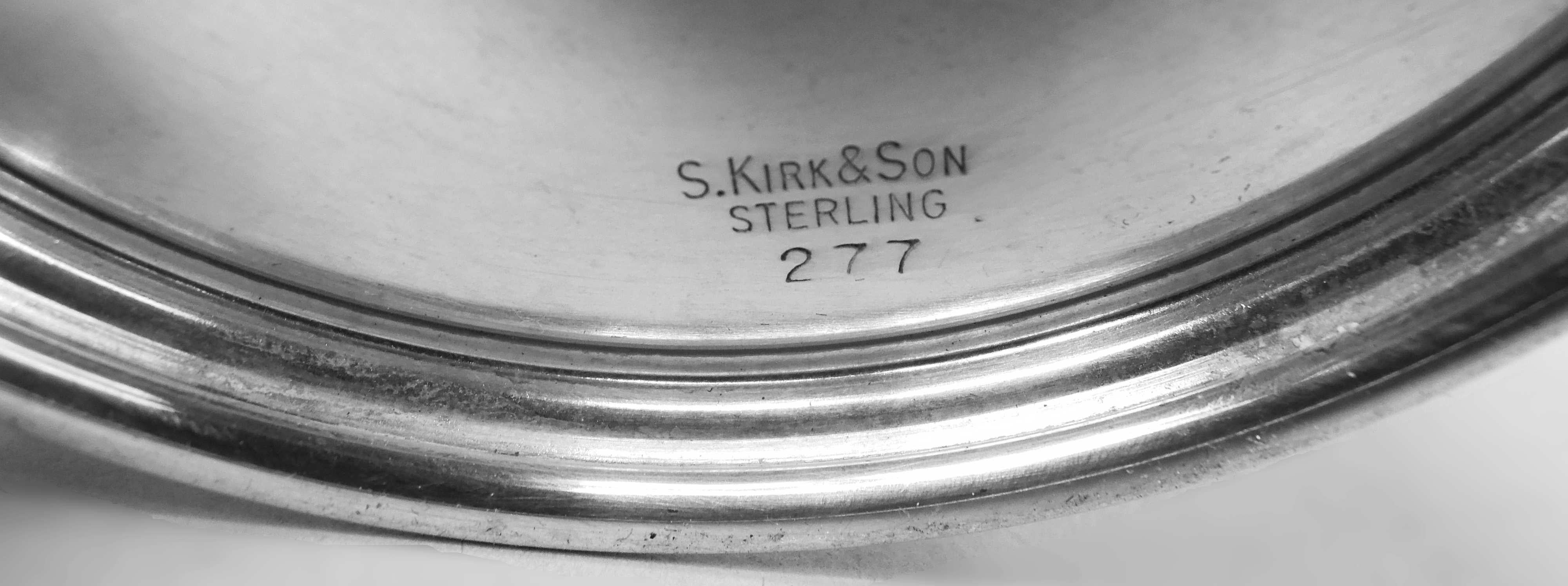 20th Century Set of 8 Kirk Sterling Silver Mint Julep Cups For Sale