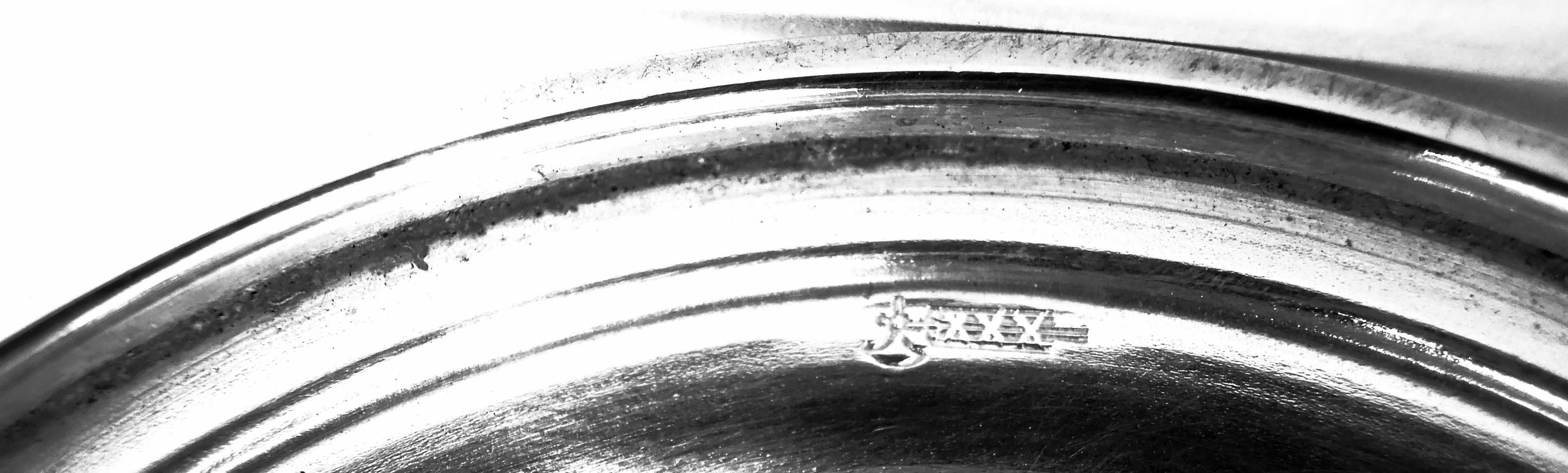 Ancienne coupe trophée en argent sterling de l'époque américaine édouardienne de l'Art nouveau en vente 1