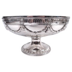 Antique Tiffany Edwardian Regency Sterling Silver Centerpiece Bowl