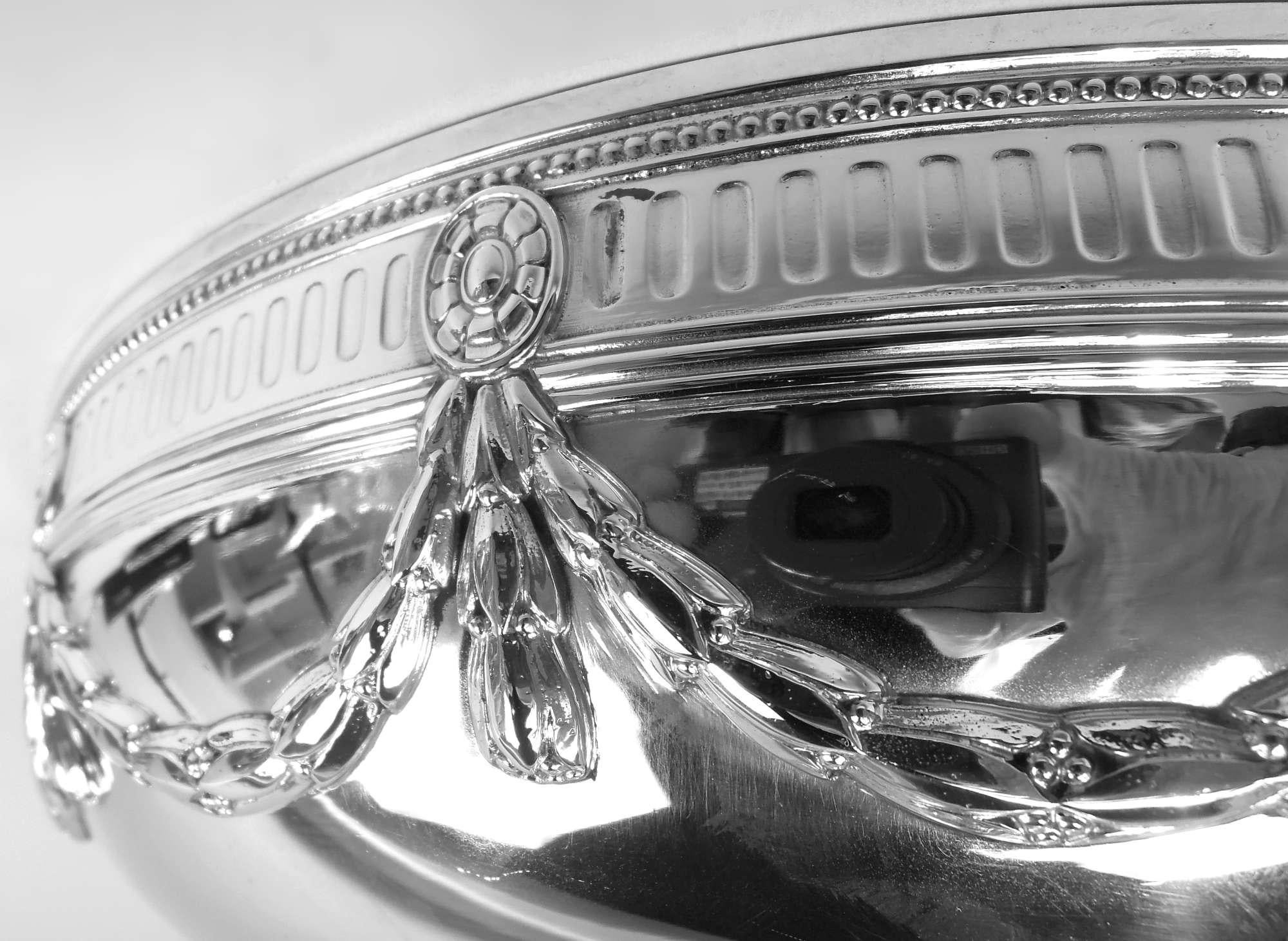 American Antique Tiffany Edwardian Regency Sterling Silver Centerpiece Bowl For Sale