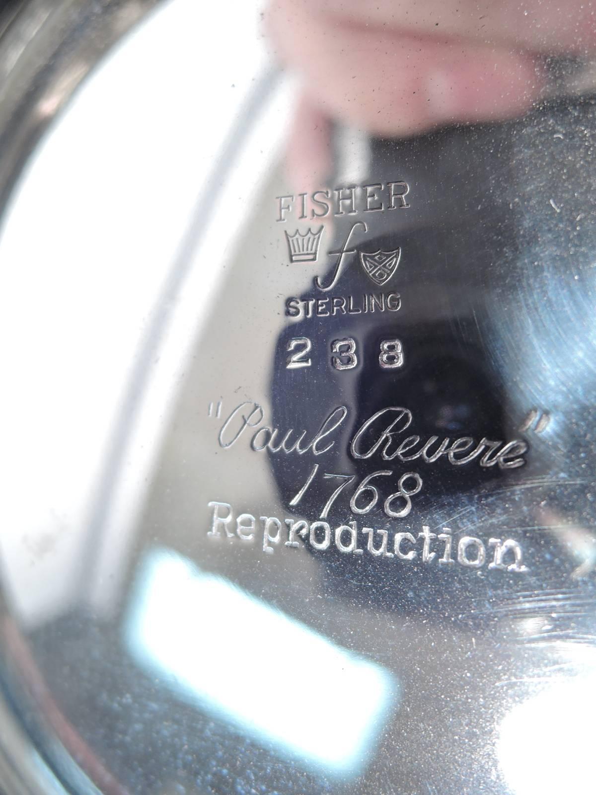 20th Century American Sterling Silver Revere Bowl