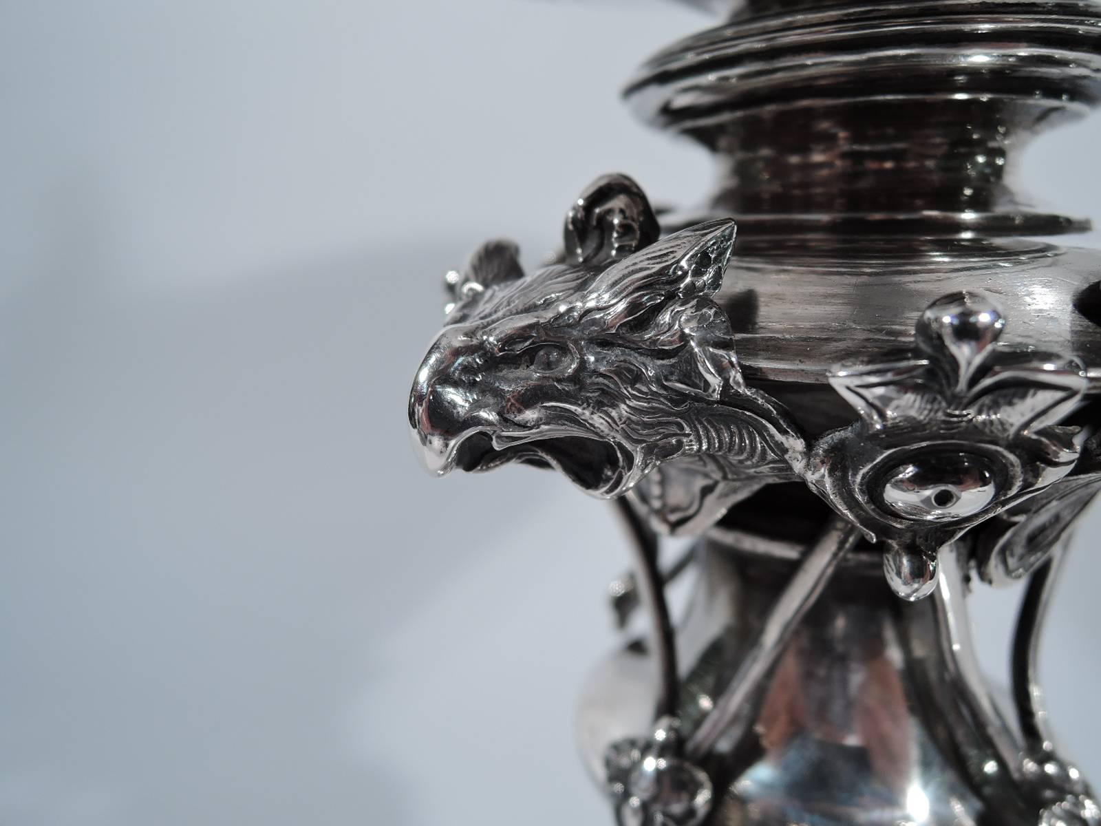 English Sterling Silver Trophy Awarded in Singapore Horse Race In Excellent Condition In New York, NY