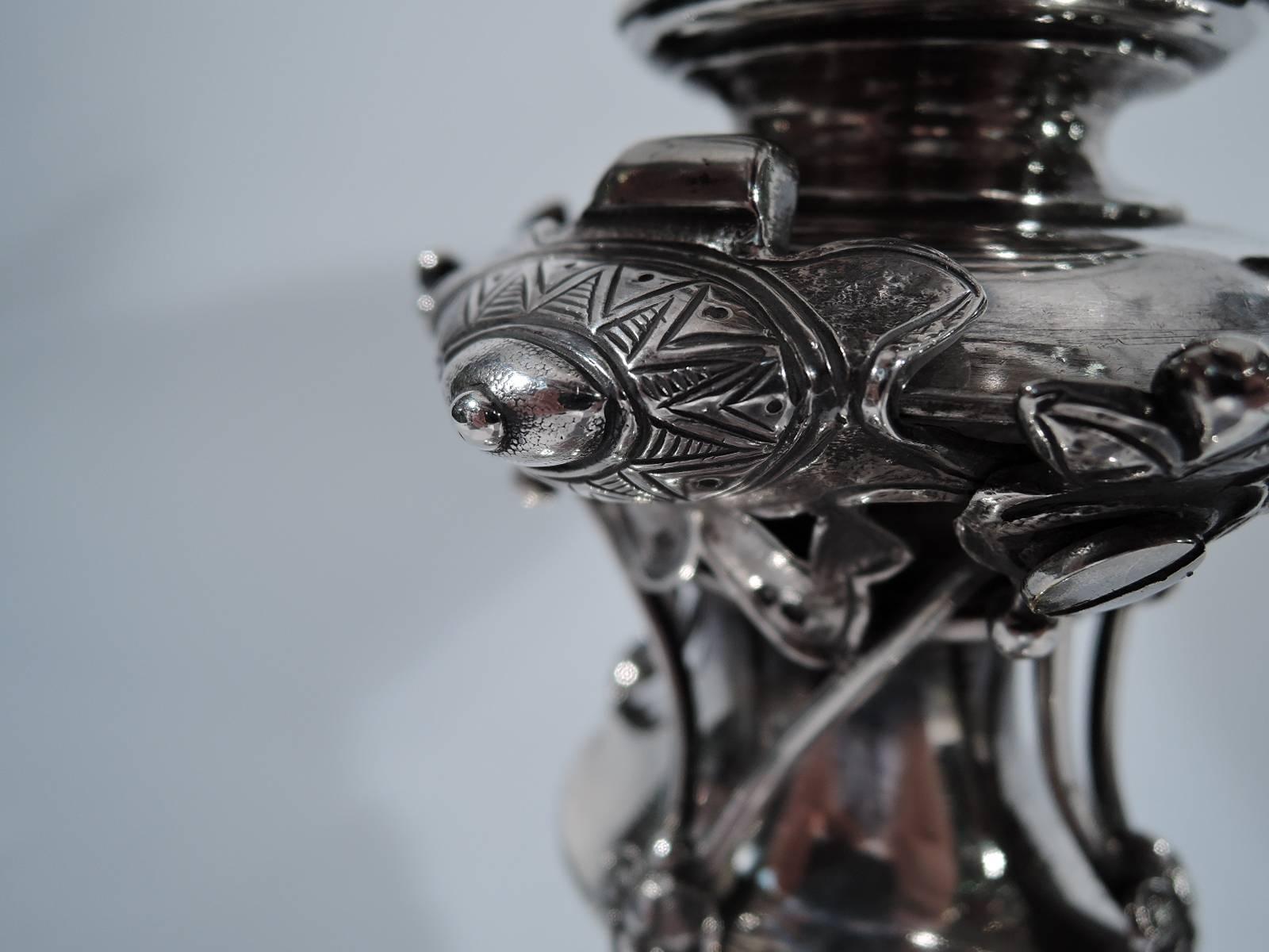 Mid-19th Century English Sterling Silver Trophy Awarded in Singapore Horse Race