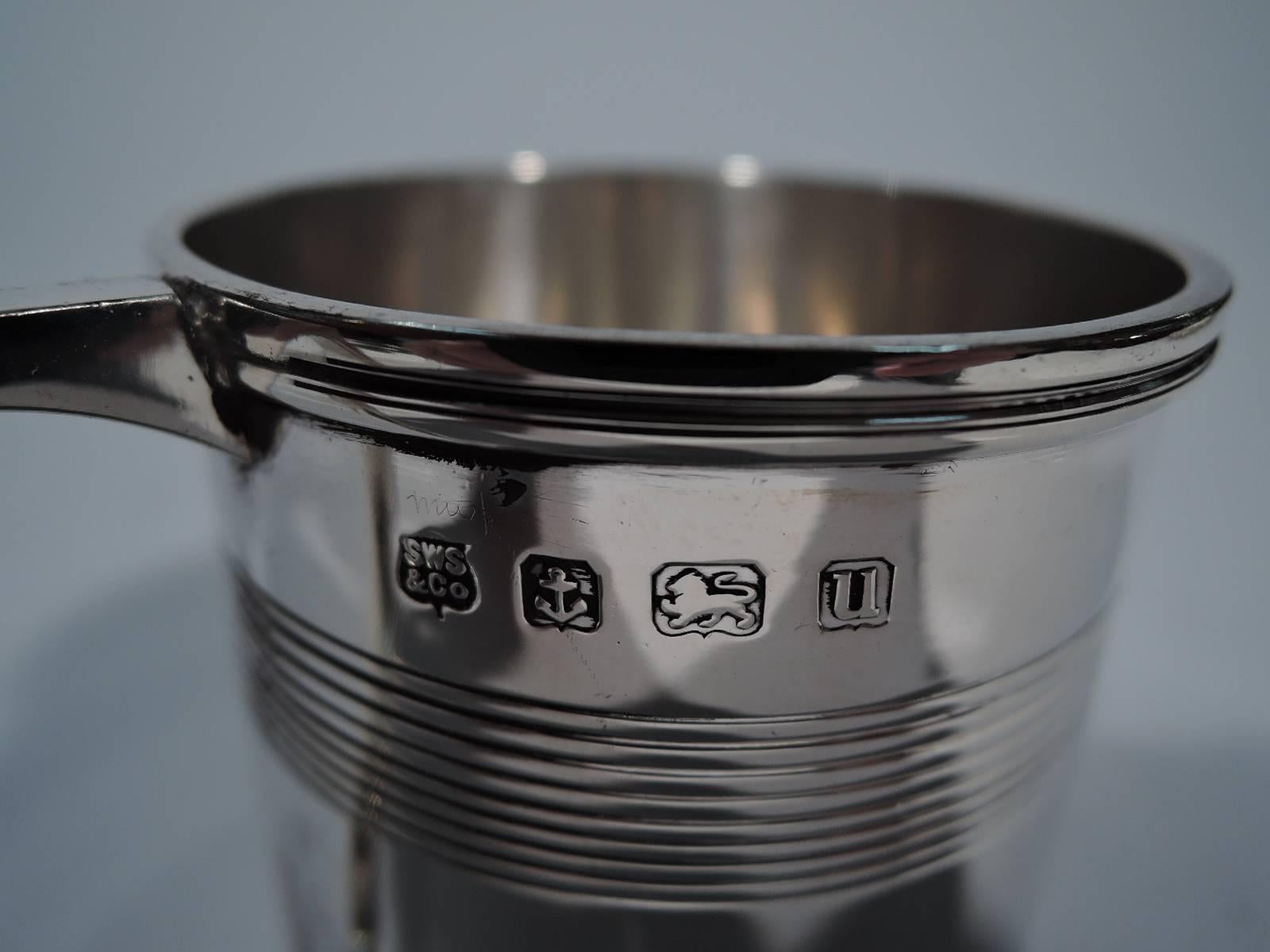 Old Fashioned English Sterling Silver Baby Cup 2