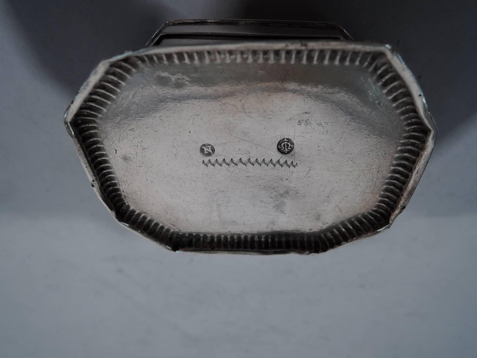 Antique German Silver Spice Box by Eyssler in Nuremberg 3