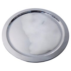 Tiffany Midcentury Modern Sterling Silver Round Tray