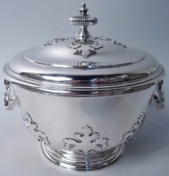 Traditional English Classical Sterling Silver Covered Urn Trophy, 1939