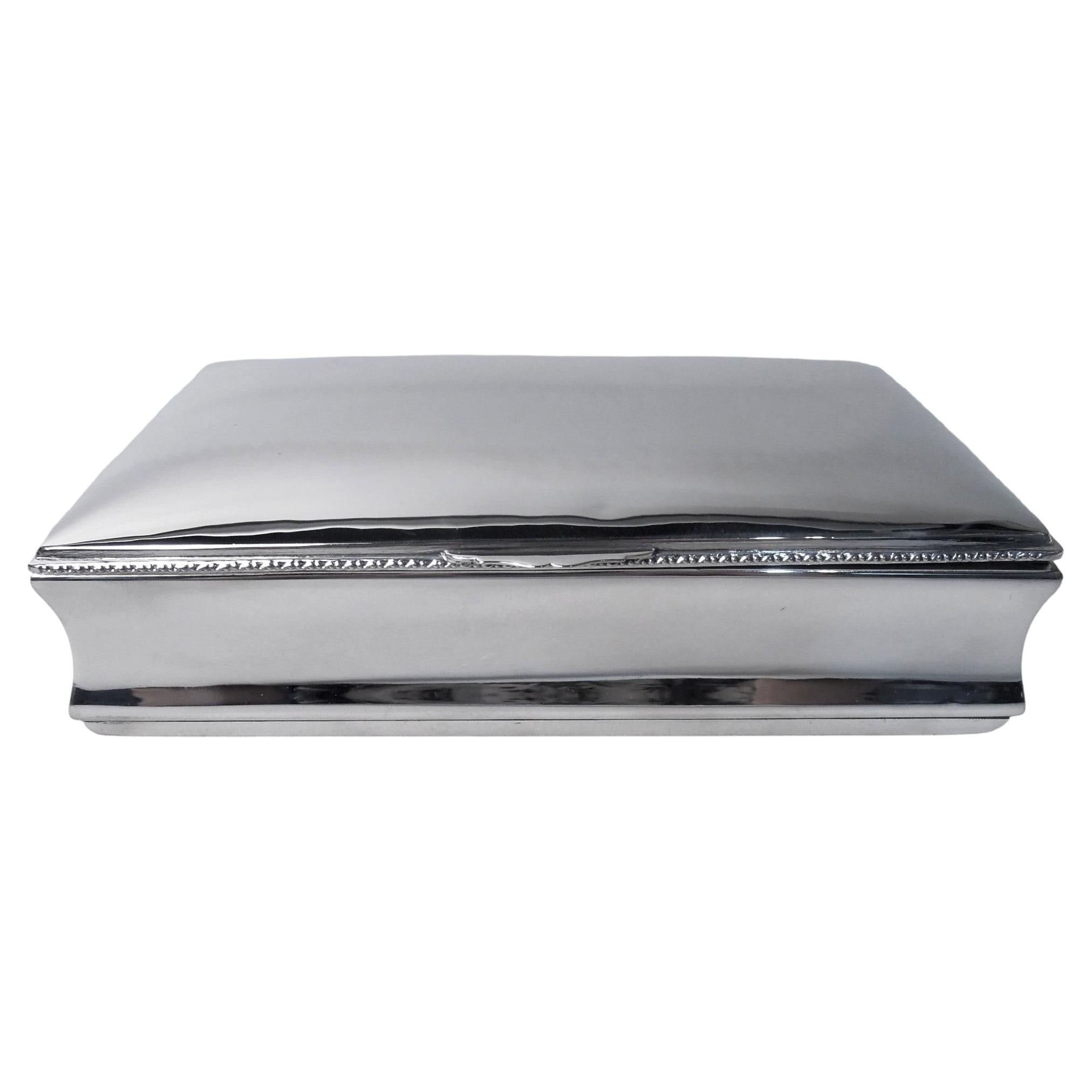 Camusso Edwardian Classical Sterling Silver Box