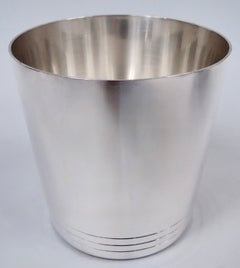 Set of 6 Tiffany American Midcentury Modern Sterling Silver Tumblers