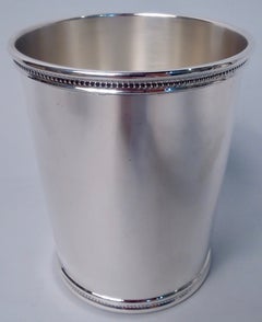Juego de 4 vasos «I-Like-Ike» de la época de Eisenhower, de plata de ley, en perfecto estado
