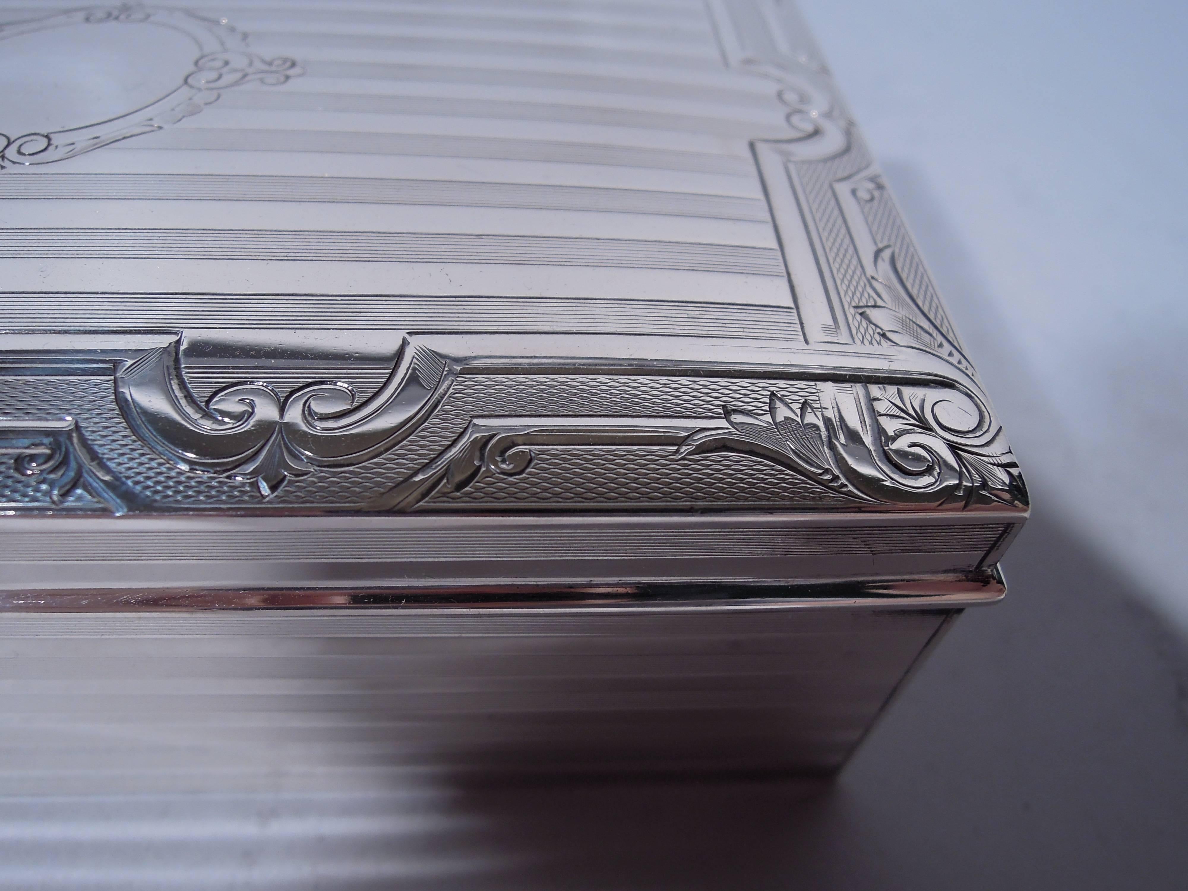 20th Century American Edwardian Sterling Silver Box
