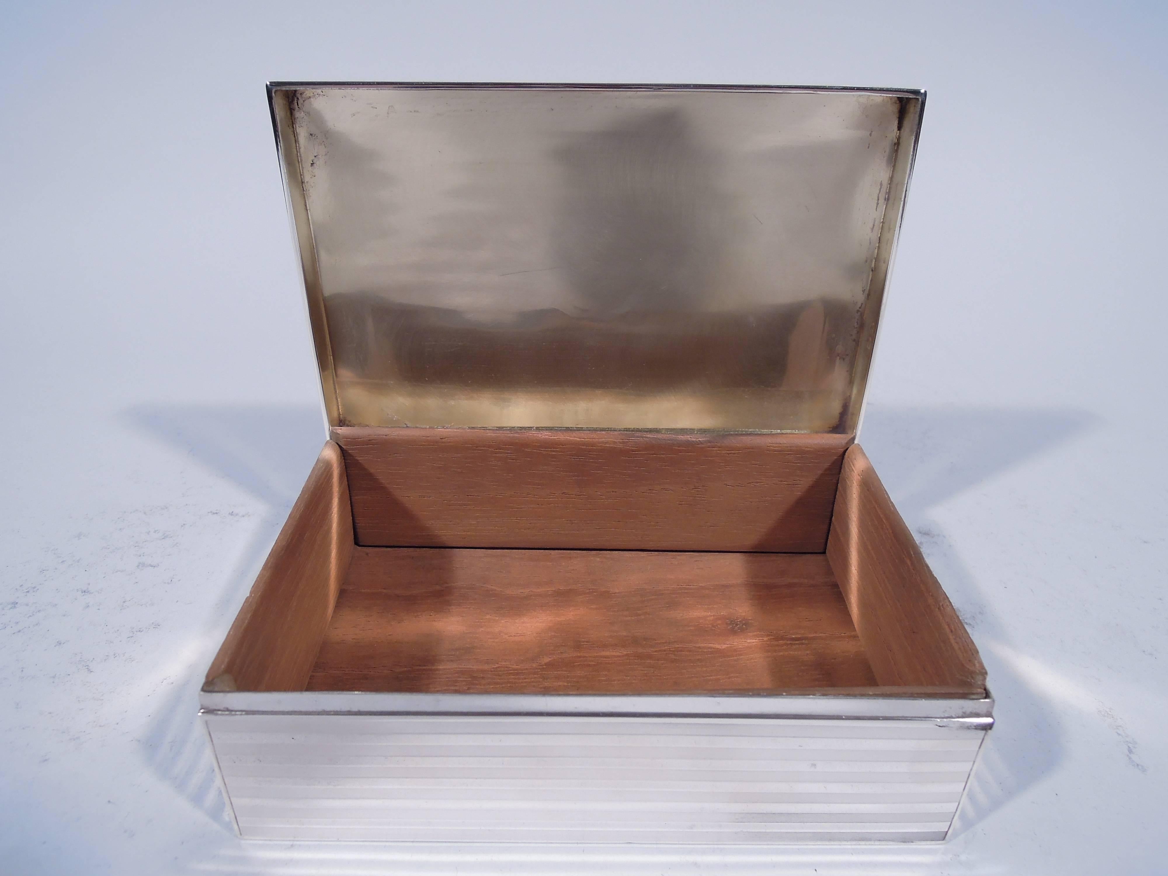 American Edwardian Sterling Silver Box 1
