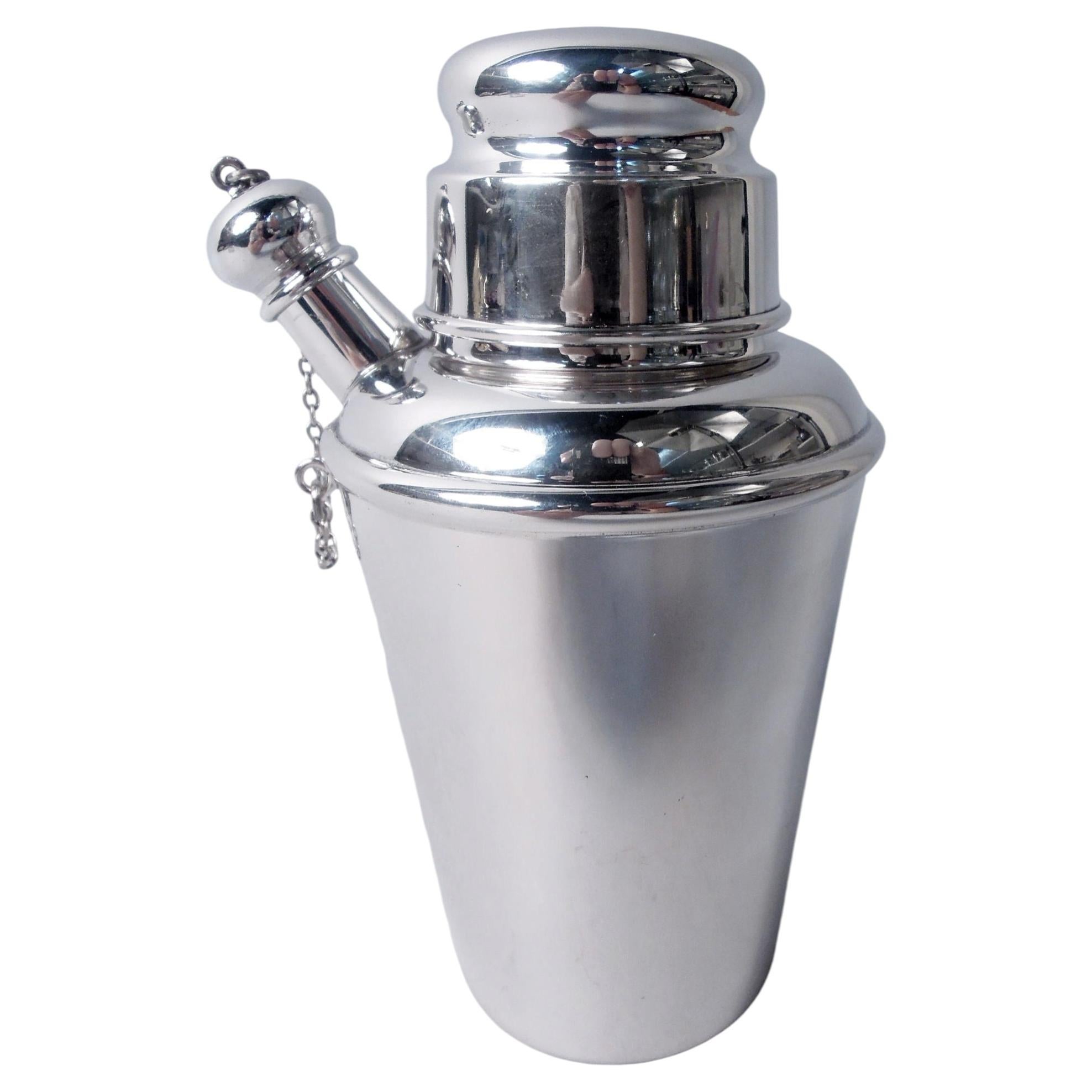 Cartier Modern Sterling Silver Home Alone Mini Martini Solo Shaker For Sale