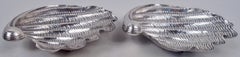 Paire de coquilles Saint-Jacques « Modern Classical » en argent massif de Buccellati