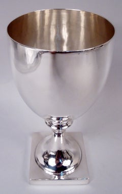 Juego de 12 copas de plata de ley de Gump’s, de estilo «midcentury modern» americano