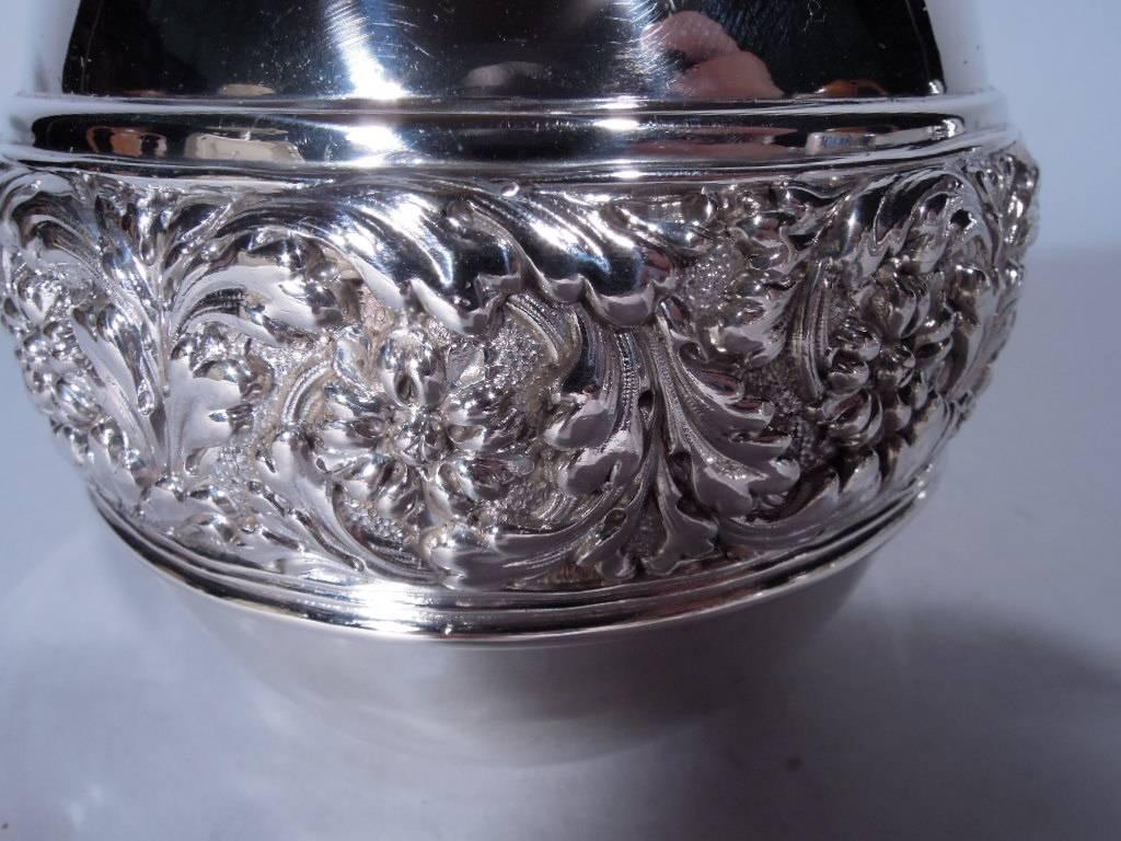 American Antique Tiffany Sterling Silver Tea Caddy