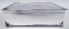 Antique Irish Edwardian Classical Sterling Silver Box, 1912