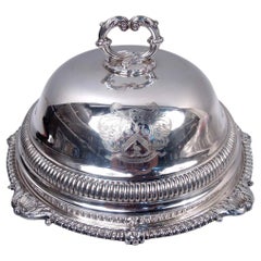 Klassische Servierplatte aus Sterlingsilber im englischen Regency-Stil, 1812