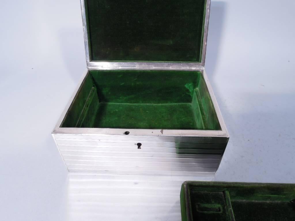 Tiffany Edwardian Sterling Silver Jewelry Box 2