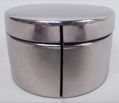 Boîte à timbres Tiffany en argent massif, style « Midcentury Modern » américain