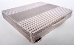 Antique Austrian Art Deco Silver Cigarette Case