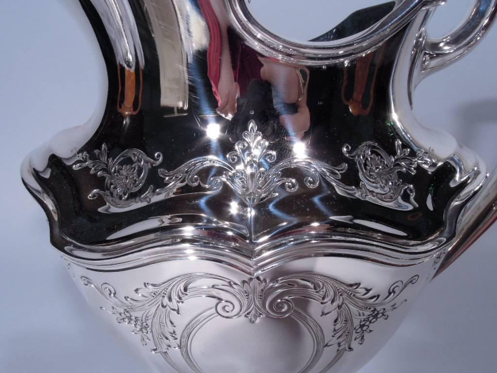 Neoclassical Revival Reed & Barton Hepplewhite Sterling Silver Water Pitcher