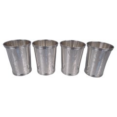 Set of 4 International Traditional Sterling Silver Mint Juleps
