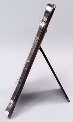 Antica cornice inglese edoardiana classica in argento, 1908