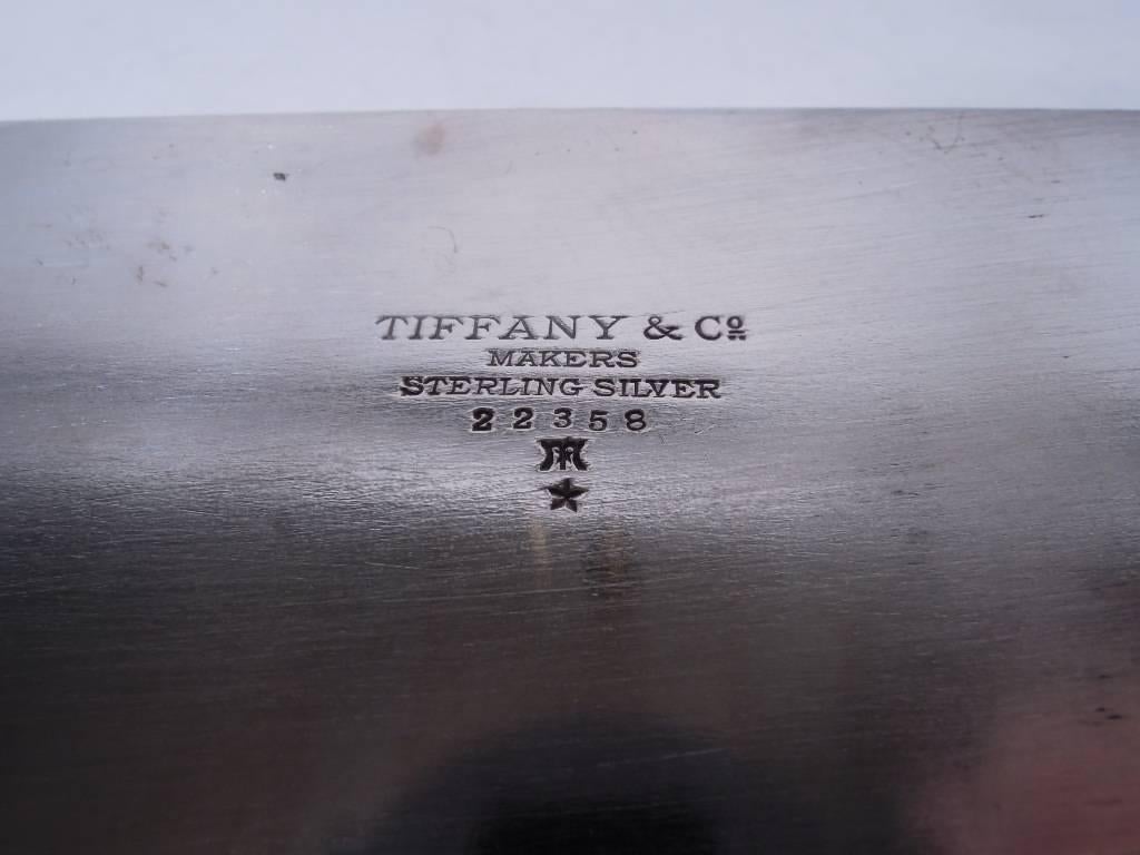 Tiffany Sterling Silver Large and Heavy Desk Box 1