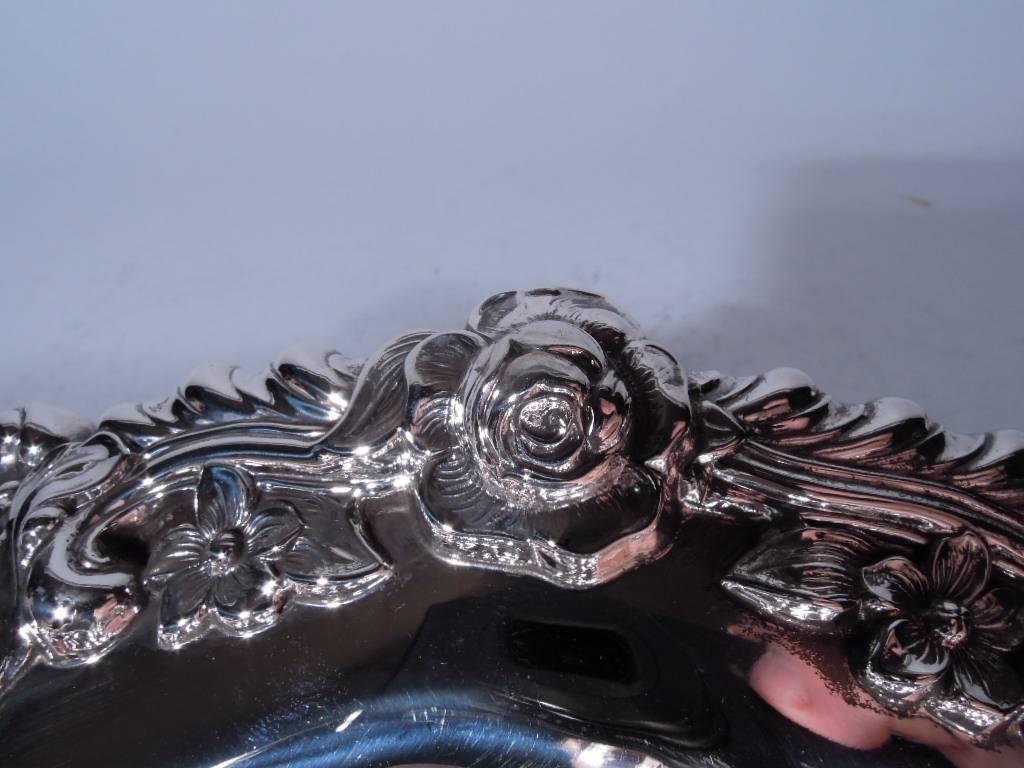 Victorian Theodore B. Starr Sumptuous and Unusual Sterling Silver Bowl