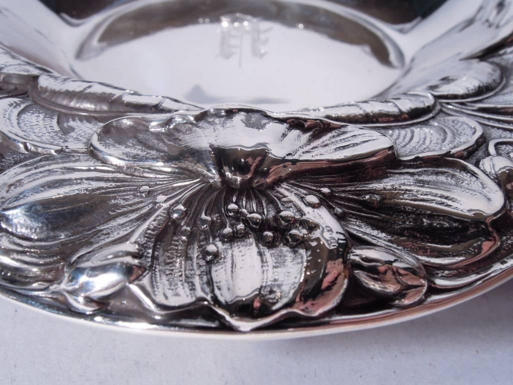 Gorham Art Nouveau Sterling Silver Bowl In Excellent Condition In New York, NY