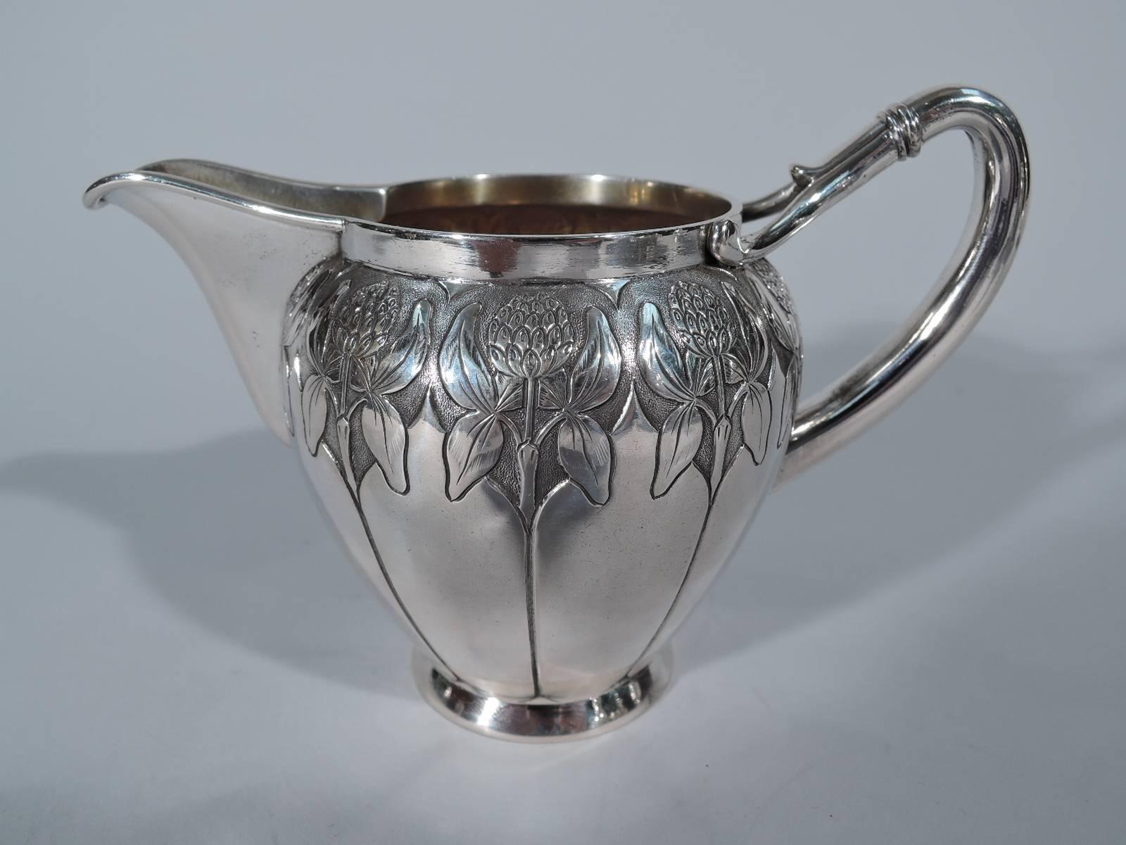 Wonderful Danish Art Nouveau Silver Coffee Service 2