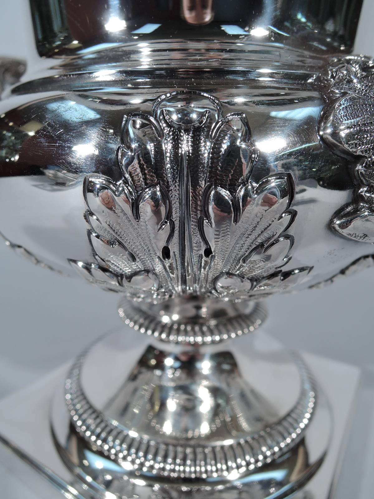 Mid-20th Century Traditional English Sterling Silver Covered Trophy Cup