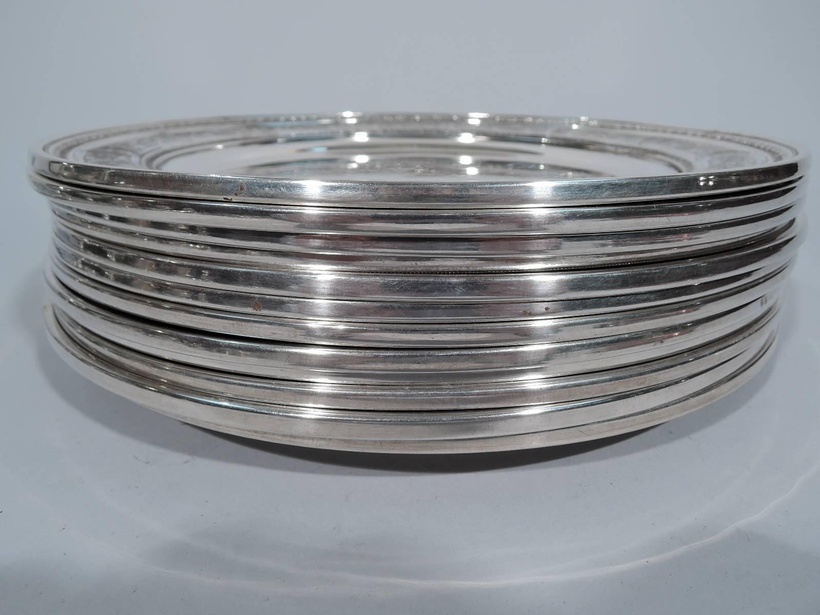 sterling silver plates