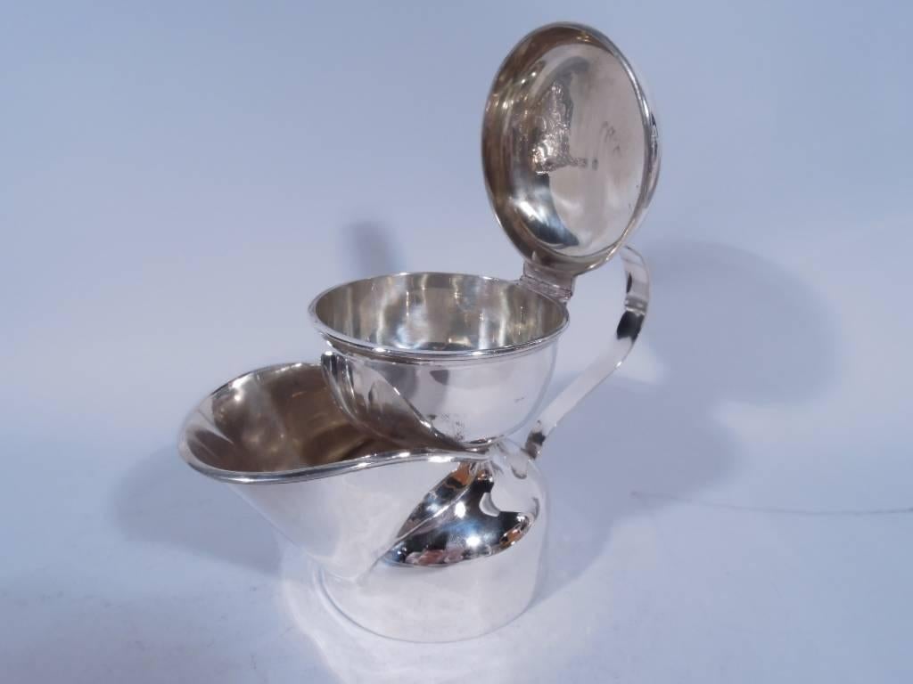 Early 20th Century Edwardian English Sterling Silver Shaving Mug