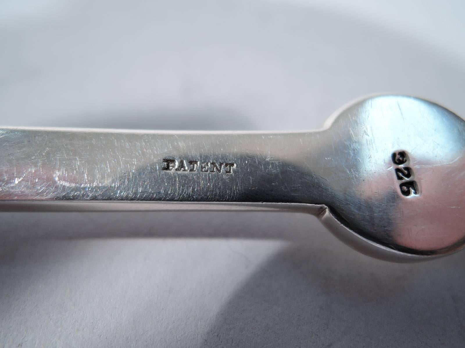 19th Century Bailey & Co. Medallion Sterling Silver Stuffing Spoon