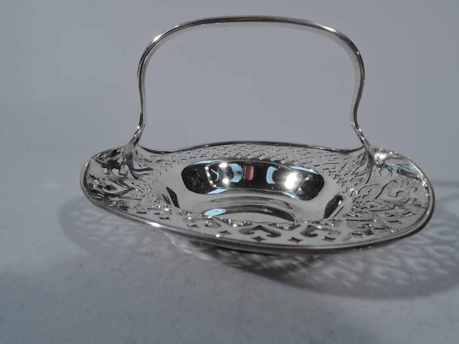 Edwardian Tiffany Sterling Silver Sweet Old Fashioned Basket