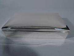 Large American Sterling Silver Desk Box