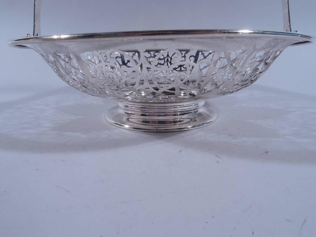 American Gorham Edwardian Sterling Silver Basket