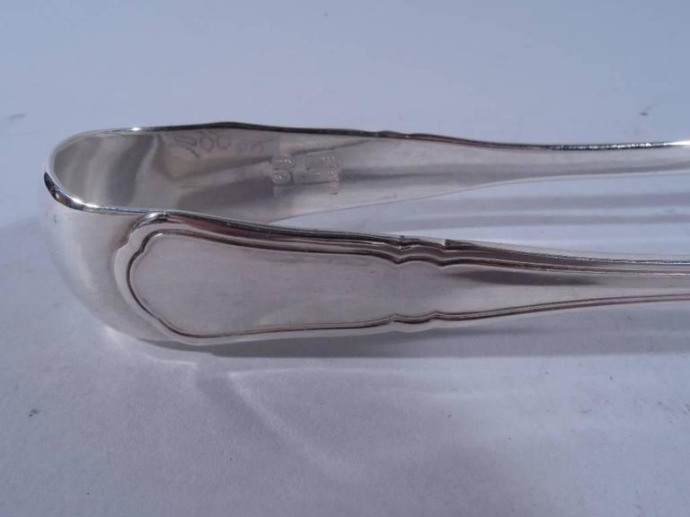 Tiffany Sterling Silver Classic Scallop Shell Ice Tongs For Sale at 1stDibs