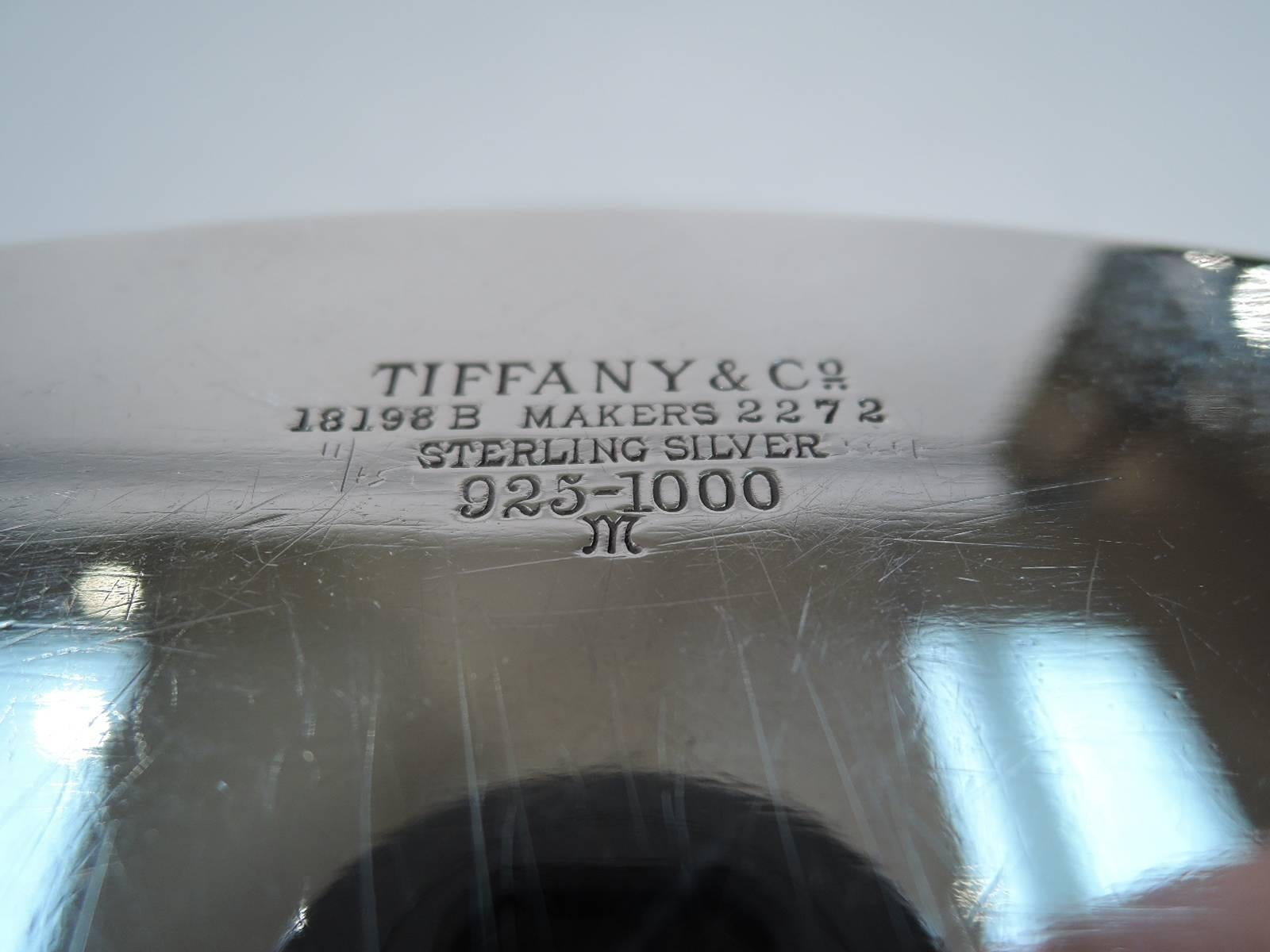 20th Century Tiffany Edwardian Pierced Sterling Silver Bread Tray