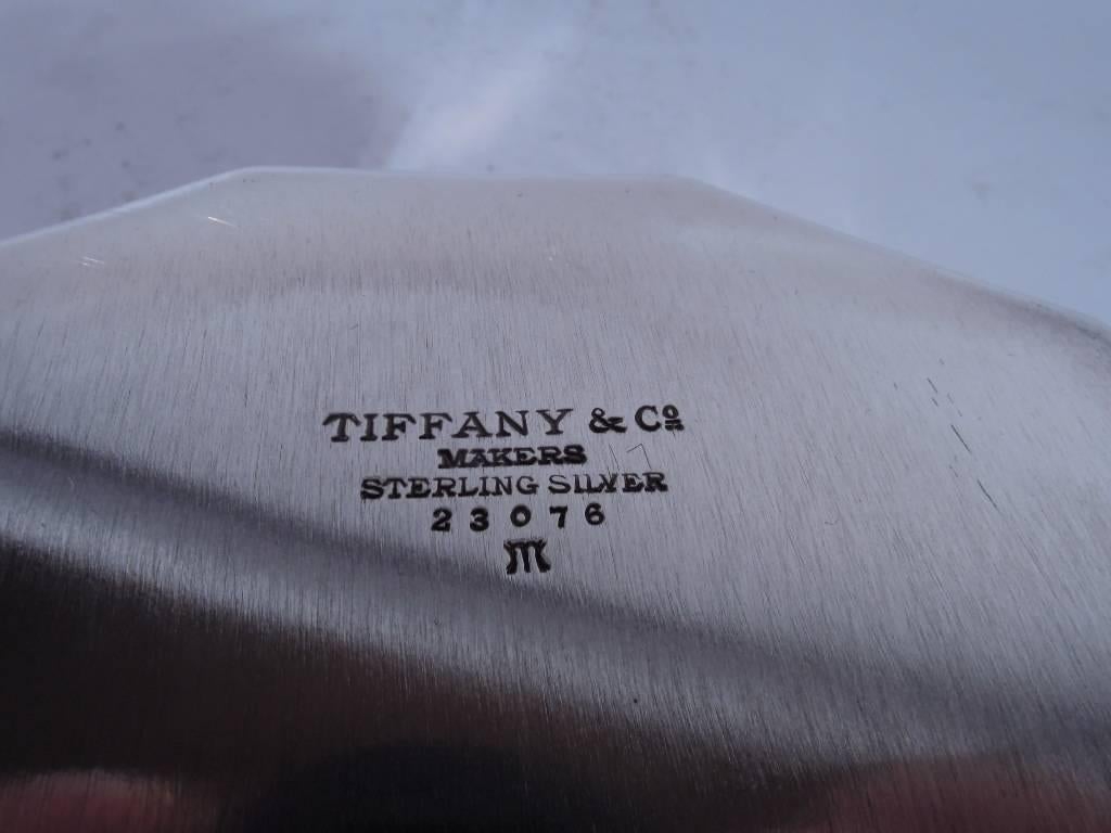 20th Century Tiffany American Midcentury Modern Sterling Silver Basket