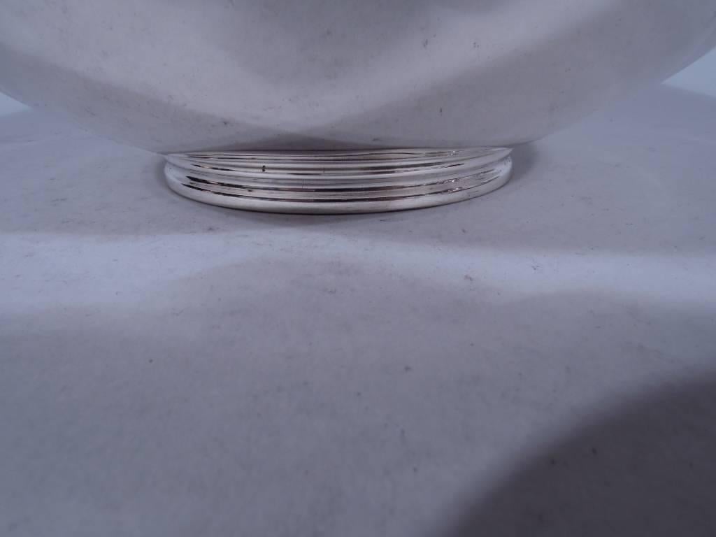 20th Century Tiffany American Modern Sterling Silver Bowl