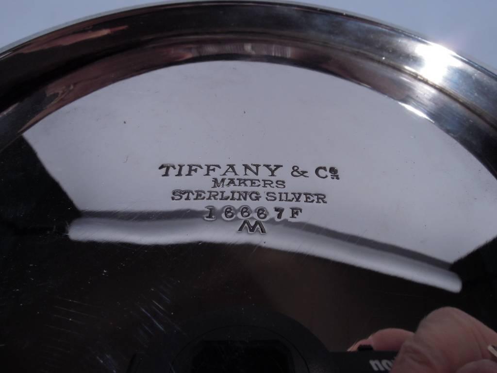 20th Century Tiffany American Modern Sterling Silver Bowl For Sale