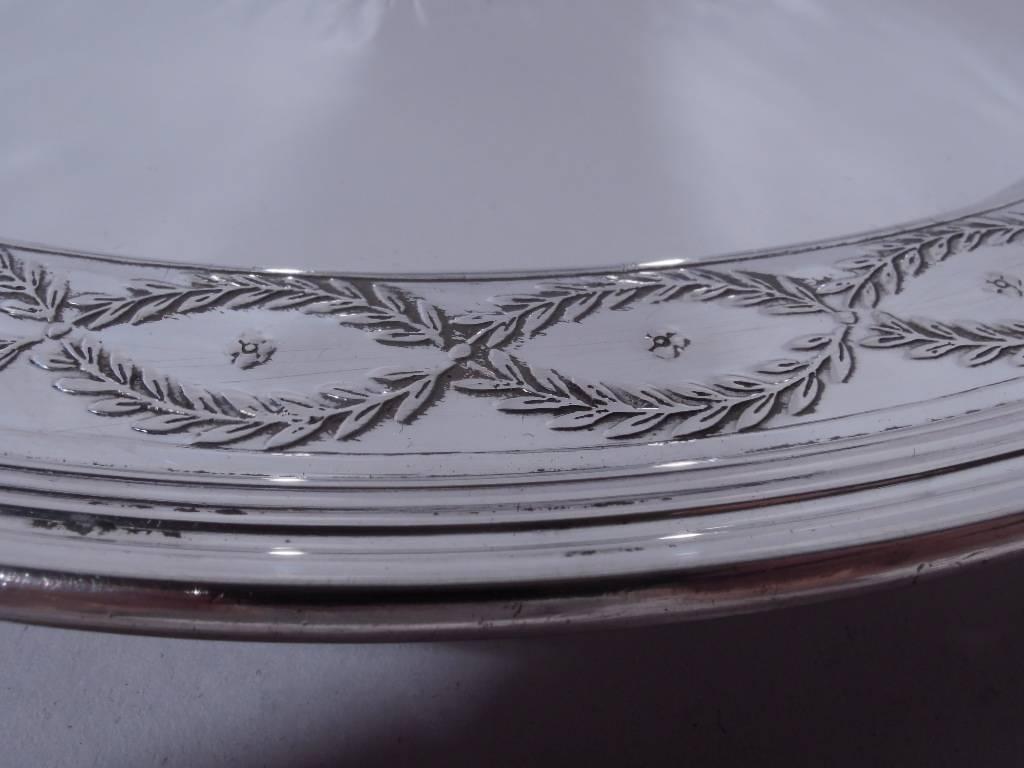 Edwardian Antique Tiffany Winthrop Sterling Silver Serving Tray