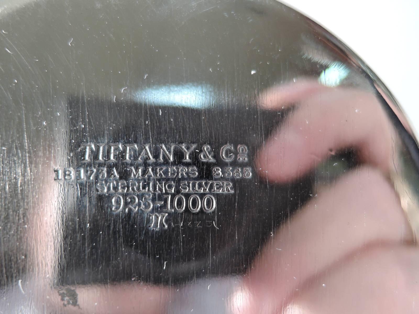20th Century Distinctive Edwardian Sterling Silver Vase by Tiffany & Co.