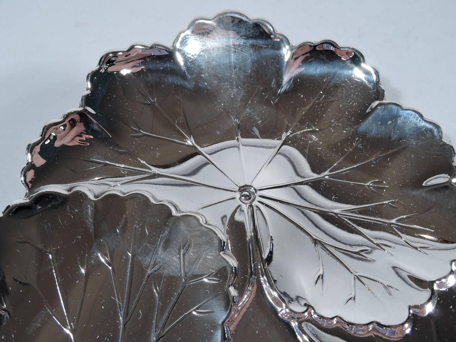 American Reed & Barton Sterling Silver Lily Pad Bowl