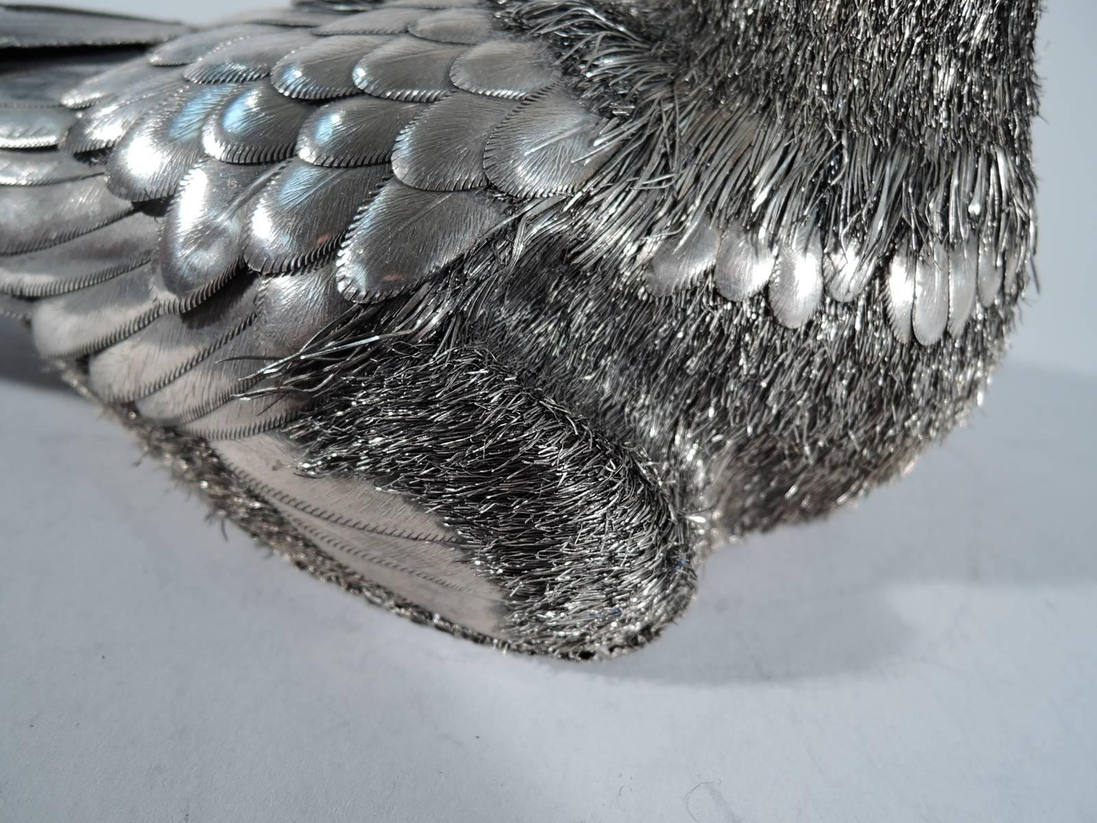 Mario Buccellati Silver Figure of Nesting Duck 1
