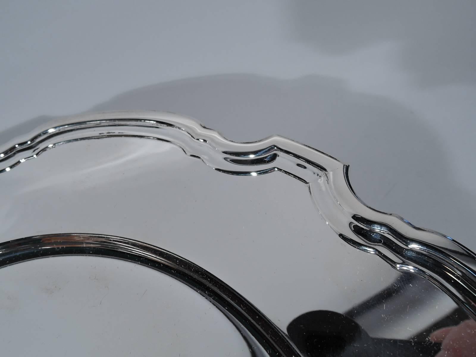 Sweet Old Fashioned Sterling Silver Compote by Tiffany In Excellent Condition In New York, NY