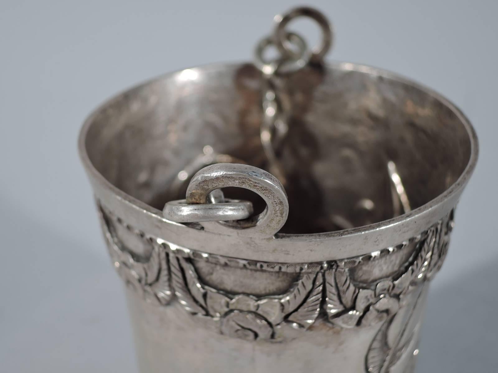 Antique South American Silver Incense Burner In Excellent Condition In New York, NY